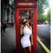 Curves In White Dress