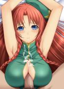 I Have An Addiction To Touhou. This Character Is Hong Meiling