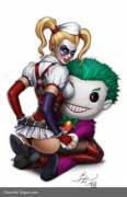 Arkham Asylum Harley W/ Joker Plush [Dawn-Mcteigue]