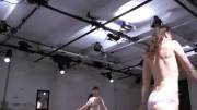 Synchronised Naked Walking/Stripping - From &Amp;Quot;Beginning Of Something&Amp;Quot; ...