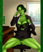 I Get The Feeling This Artist Rather Likes She-Hulk; Bonus Appearances By Wonder ...