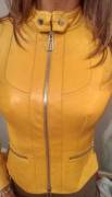 Re-Post Of Me Zipped Up In Yellow Leather, Title Had To Be Changed To Protect The ...