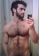 The Chest Hair Looks Vaguely Like An Upvote; Uncropped, Slightly More Nsfw Version ...