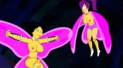 Amy Wong And Turanga Lela - Butterflys Boobs