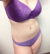 A Purple Thong To Match A Purple Bra ;)