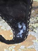 Check Out My Creampied Black Thong That I've Hiked 60+ Miles In On My At Thru Hike. ...
