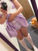 #Selfie! I Got A Lavender Maid Outfit And Molicares In The Mail This Week. They Were ...