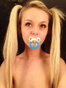 My Binky Is Pretty I Need An Adult Sized Binky Though This One Always Falls Out Of ...