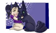 Fiancee Is A Little, I'm A Puppy. So We Had Something Commissioned To Show That! ...