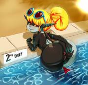 Midna &Amp;Quot;Loses&Amp;Quot; Her Swimsuit [Thecon]