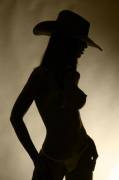 Cowgirl Silhouette.