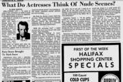 &Amp;Quot;What Do Actresses Think Of Nude Scenes?&Amp;Quot; (1969 Newspaper Column)