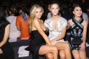 Charlotte Mckinney And Nina Agdal, And Actress Sami Gayle Attend Herve Leger By Max ...
