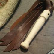 Made A Basic Flogger With Curly Maple And Pinned The Falls In So They'll Never Come ...