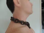 Collar, Made From A Length Of Chain And Fastener That I Found Laying On The Ground. ...