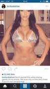 Kim Kardashian's Baby Accidentally Shares A Glamour Shot