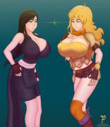 [Prominence] Battle Of The Boobs Tifa X Yang
