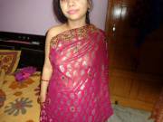 Desi Wife Saree Strip