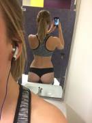 Showing Off One Of My Best Assets At The Gym [F]