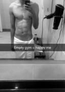 &Amp;Quot;Empty Gym = Happy Me&Amp;Quot;