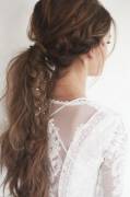 Messy Braided Ponytail