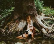 Bathing In The Forest