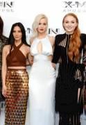 Olivia Munn, Jennifer Lawrence And Sophie Turner. Three Great Cumdolls