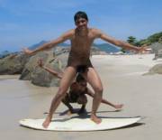 Buff Surfers Of The Day ; Obliviously These Two Can’t Wait To Hit The Waves And ...