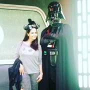 Ava With Darth Vader