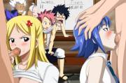 Another Fairy Tail Sex Contest! Let's See Who Sucks Better Dick! It Would Appear ...