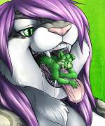 &Amp;Quot;Blizzie Noms Pickles&Amp;Quot; [Furry][Oral][Soft][F/M]