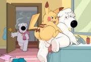 Well This Is The First Time I've Seen A Crossover With Family Guy. Pikachu [M] And ...