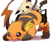 Raichu [M] And Mimikyu[M]