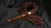 Wood Handled Floggers With Machined Brass Accents. I Think I'll Be Making More Of ...