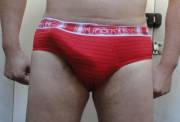 Red Underwear-Hard Dick I'm In Kik Now, Mineirobehaga