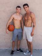 Ashton Dale &Amp;Amp;Amp; Brett Swanson Play Basketball