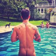Pierre Fitch, Jake Bass &Amp;Amp;Amp; Max Ryder Having Fun In The Pool