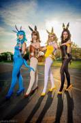 Pokemon Bunny Suits (Stella Chuu, Bindi Smalls, Sperren Cosplay And Vanity Fox)