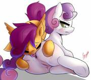 What Does A Cutie Mark For Rimming Look Like? [Scootaloo][Sweetie Belle][F/F][Filly] ...