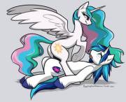 Relax, Lie Back, And Let Your Princess Do All The Work [Princess Celestia And Shining ...
