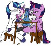 Dinner At The Sparkle Household [Shining Armor][Alicorn Twilight][M/F][Incest] (Original ...