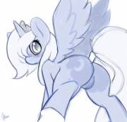 Princess Luna Butt [Solo] (Artist: Terrabutt)