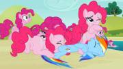 Rainbow Dash Has Fun With Pinkie Pie(S) [F/F] (Artist: Cloppy Hooves) - Alternate ...
