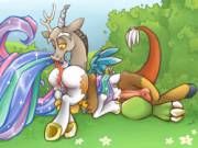 Discord Getting Some Action With Princess Celestia [M/F][Blowjob][Oral] (Artist: ...