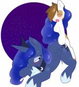 Why Pipsqueak Looks Forward To Nightmare Night [Princess Luna][M/F][Foalcon] (Artist: ...