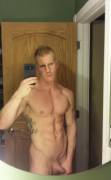 Hard Bodied Ginger Bathroom Mirror Selfie By &Amp;Quot;Johnny V&Amp;Quot;