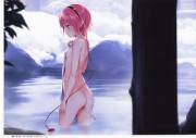 Open-Air Bath In The Snow [Nude]