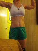Just Before My Workout.  Do You Like Athletic Women? (Usual Gonewild Poster Fulfilling ...