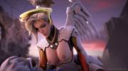 Mercy Showing Compassion - Closeup [Overwatch](Ellowas)